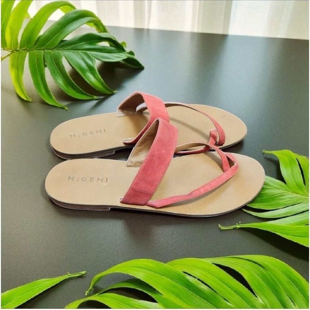 M.Gemi The Medio Fuchsia Suede Sandals Size EU 42/US 11